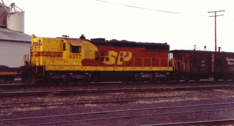 SP SD9E 4377 with cab